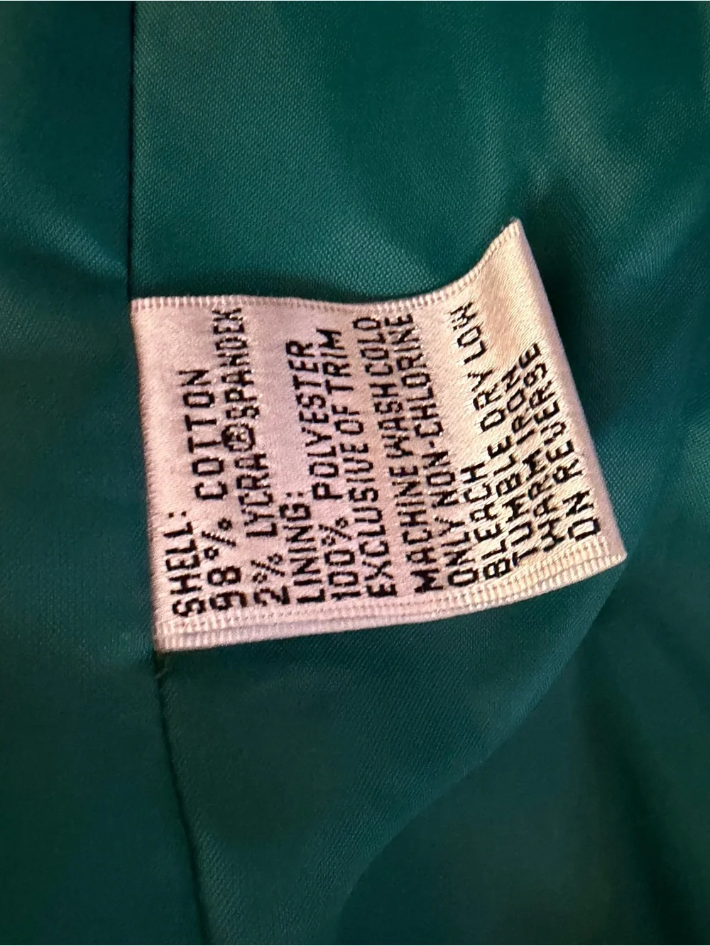 Stegis Green Corduroy Blazer Jacket Size 8 Cotton Stretch Lined